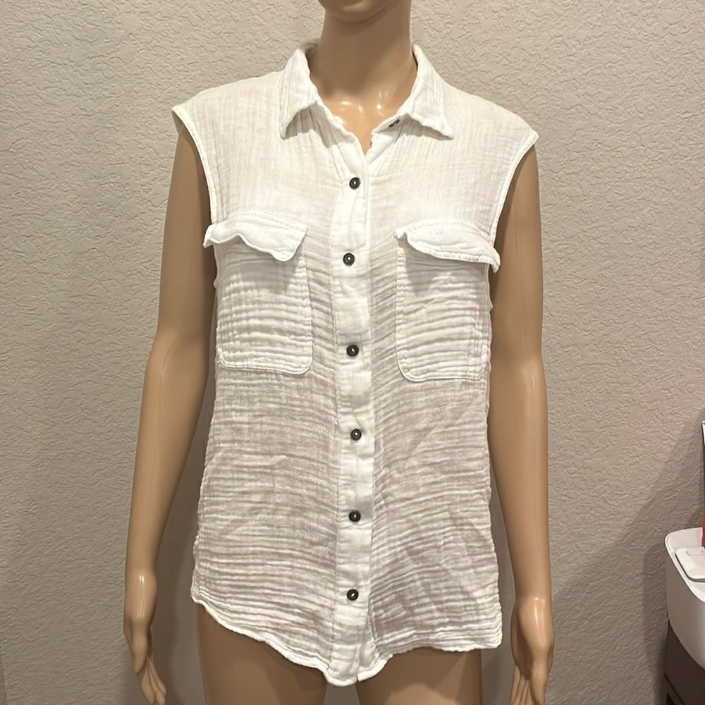free people white top
